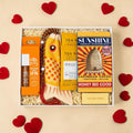THE FLORIDA CRACKER GIFT BOX - SIGNATURE GIFT BOX WITH LIP OIL, PURSE, TEA, CHOCOLATE MELT BAR, SHOWER STEAMER