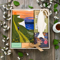 THE MISSOURI FOX TROTTER - THEMED GIFT BOX WITH RUNNING LOGBOOK, SOAP-ON-A-ROPE, DARK CHOCOLATE, TEA, SHOWER STEAMERS