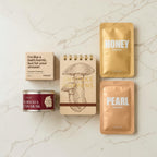 THE MUSTANG - SIGNATURE GIFT BOX WITH SCENTED CANDLE, NOTEPAD, SHOWER STEAMER AND FACE MASKS