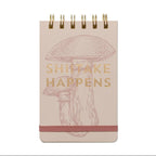 SHITAKE_NOTEPAD.jpg: Shiitake notebook by Designworks included in the AMERICAN PAINT luxury gift box by Gift Horse