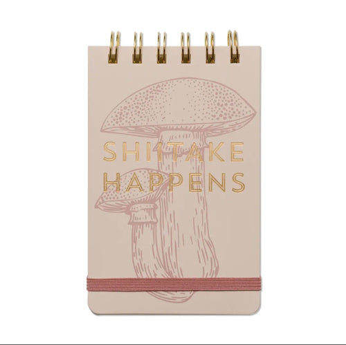 SHITAKE_NOTEPAD.jpg: Shiitake notebook by Designworks included in the AMERICAN PAINT luxury gift box by Gift Horse