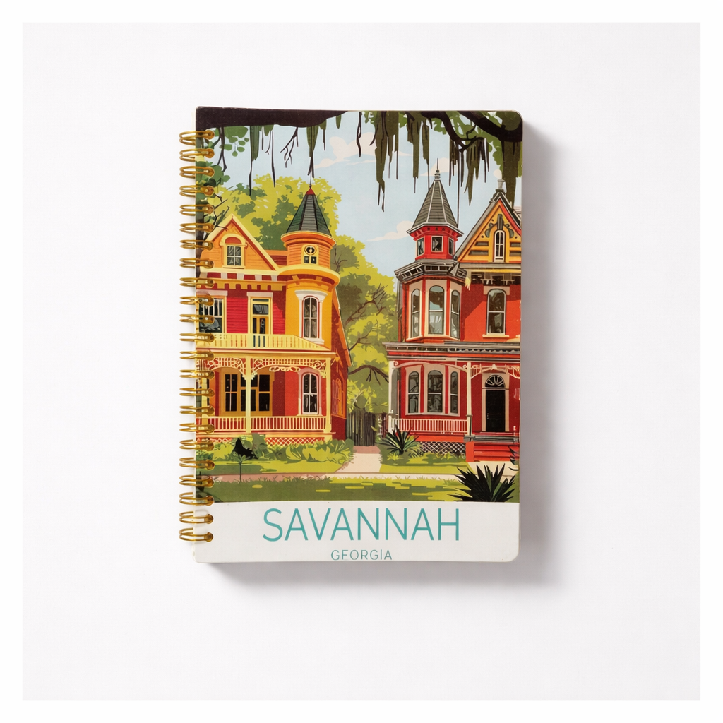 Savannah_notepad.png — "Savannah lined daily notebook included in the Kentucky Saddler luxury gift box by Gift Horse"