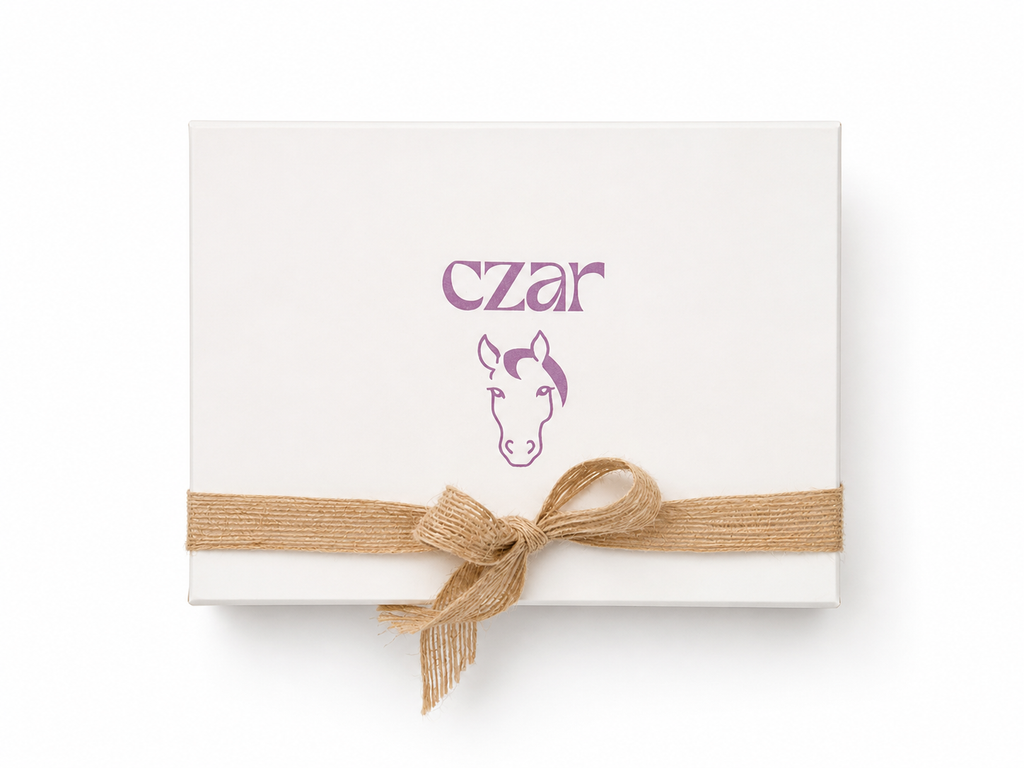 THE PALOMINO PAMPER GIFT BOX - LUXURY GIFT BOX WITH NOTEBOOK, TEA, SKINCARE, ALPACA WOOL SOCKS AND PEONY SCENTED CANDLE